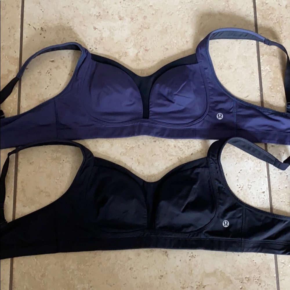 Lululemon Sports Bras 2 size 34D Excellent Conditi
